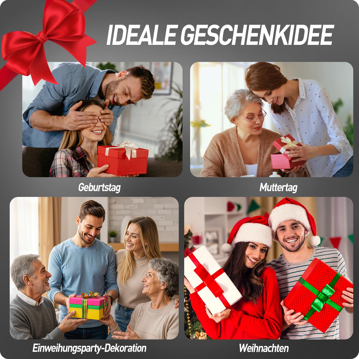 ROTTOGOON Kerzenwärmer Lampe Timer Dimmer Kerzen Wärme Lampe für Geschenk 3-Stufiger Timer, 2x 50W Birnen, Höhenverstellbar, Wandmontage, Geschenk für Frauen, Holzsock