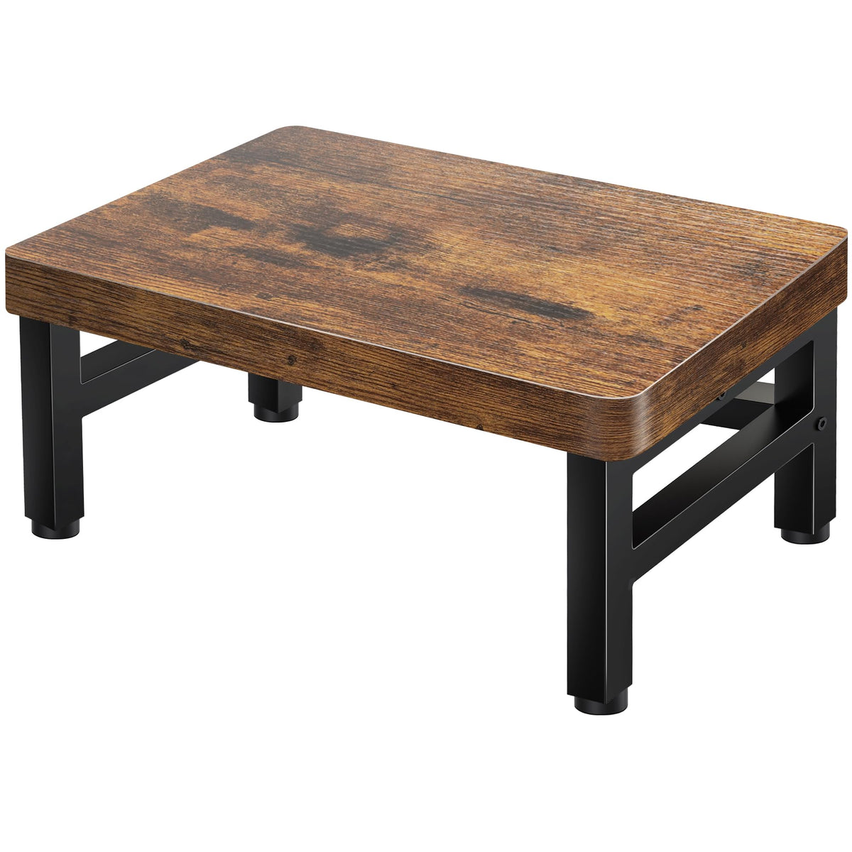 ROTTGOON Tritthocker 1 Stufe Holz für Kinder, Küche & Bad, Anti-Rutsch