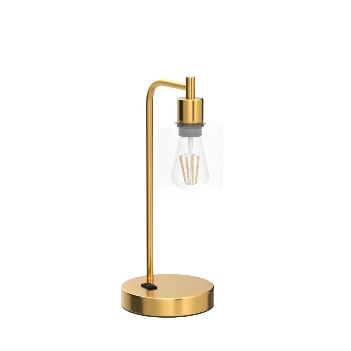 ROTTOGOON Touch Control Table Lamps Set of 2 with 2 USB Ports + 2 AC Outlets, Dimmable Bedside Nightstand Reading Lamps with 2700K LED Bulbs